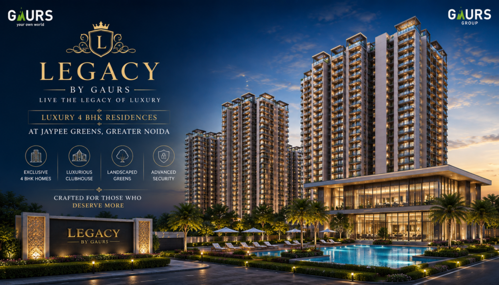 Legacy by Gaurs — ONGOING / NEWER LUXURY PROJECT